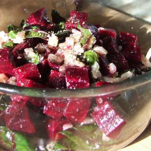 Roasted Beets and Sauteed Beet Greens_image