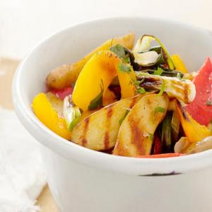 Grilled Potato and Pepper Salad image
