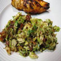 Shaved Brussels Sprouts With Pancetta image