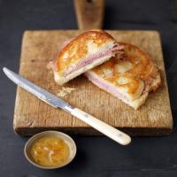 Ham-and-Manchego Panini with Dipping Sauce image
