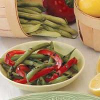 Green Beans with Red Peppers_image