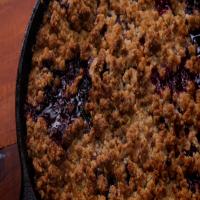 Grilled Peach And Blueberry Crumble Recipe by Tasty image