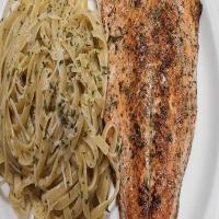 Salmon And Garlic Pasta Recipe by Tasty_image
