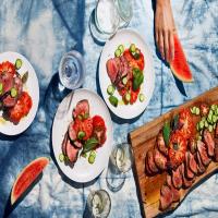 Cold Beef Tenderloin with Tomatoes and Cucumbers_image