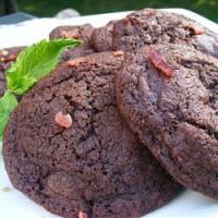 Chocolate-Chocolate Chip Bacon Cookies image