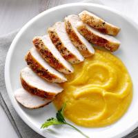 Chicken with Celery Root Puree image
