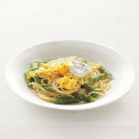 Pasta with Asparagus and Scrambled Eggs image