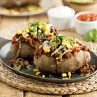 Chili Loaded Baked Potatoes_image