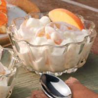 Creamy Peach Pudding image