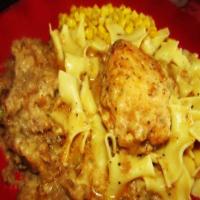 CROCK POT SMOTHERED CHICKEN_image