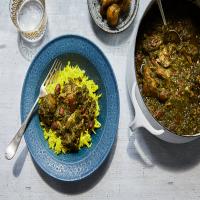 Khoresh-e Ghormeh Sabzi (Persian Herb, Bean and Lamb Stew)_image