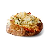 Baked Potatoes With Crab, Jalapeño and Mint image