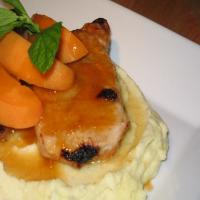 Apricot Glazed Pork Chops image