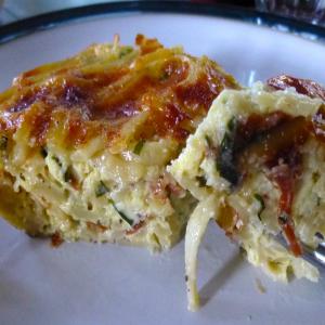 Linguine and Proscuitto Frittata image
