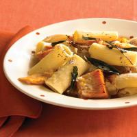Rigatoni with Roasted Pumpkin and Goat Cheese image