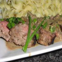 Beef Medallions With Cognac Sauce_image