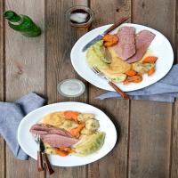 Corned Beef with Cabbage, Potatoes and Split Pea Mash - Stovetop Version_image