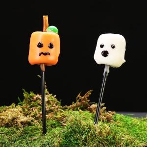 Cute Halloween Marsh-Monsters Recipe by Tasty_image