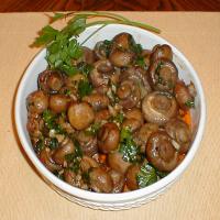 Garlicky Roasted Mushrooms image