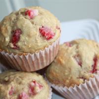 Strawberry Oat Muffins image
