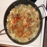 Perogies With Cabbage, Bacon and Onions_image