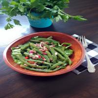 Vegan Spanish Green Bean Salad image