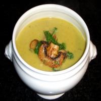 Curried Savoy Cabbage Soup With Mushrooms image