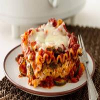 Skinny Slow-Cooker Spinach Lasagna image