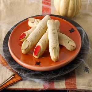 Frightening Witch Finger Cookies image