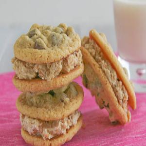 Oatmeal Cookie Cream Chocolate Chip Cookie Sandwiches image
