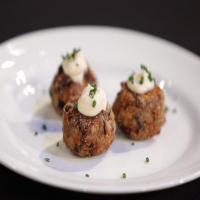 Black Bean Taco Fritters with Spicy Mayo_image