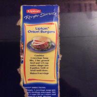 Lipton Onion Burgers Recipe - (2.9/5)_image