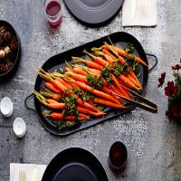 Honey-Glazed Carrots with Carrot Top Gremolata image