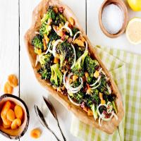Grilled Broccoli With Apricot Puttanesca image