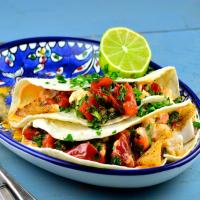 Healthy Fish Tacos With Chipotle Cream image