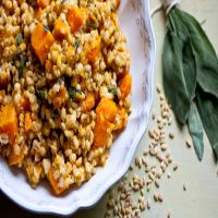 Pearl barley, butternut squash and sage risotto_image