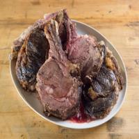 Prime Rib with Red Wine-Thyme Butter Sauce image