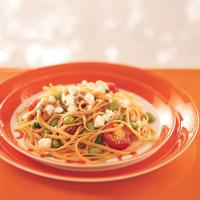 Linguine with Edamame and Tomatoes image
