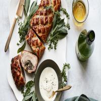 Pork Wellington with Prosciutto and Spinach-Mushroom Stuffing image