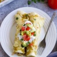 Simple Salsa Verde Chicken Enchiladas_image