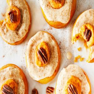 Maple-Glazed Baked Pumpkin Donuts_image