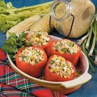 Millet-Stuffed Red Peppers_image