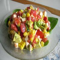 Fresh Mozzarella Salad W/ Avocado, Roasted Corn & Tomato image