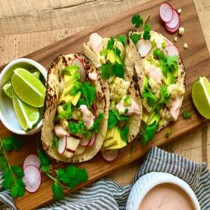 Grilled Halloumi and Sweet Corn Tacos image