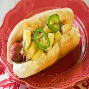 Mexican Hot Dogs with Pineapple Salsa_image