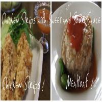 Chicken Strips with Sweet and Sour Sauce image