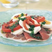 Antipasto Salad with Basil Dressing image
