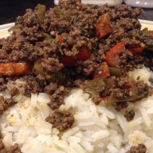 Asian Ground Beef and Pepper Saute_image
