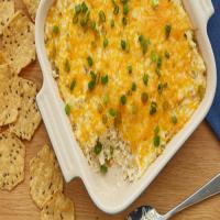 Cheesy Green Chile Chicken Dip_image