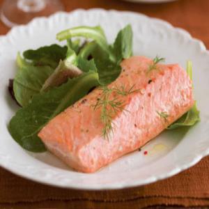 Simple Poached Salmon Recipe | Epicurious.com_image